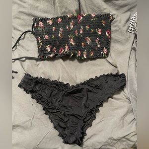 Bandeaux bikini swimsuit